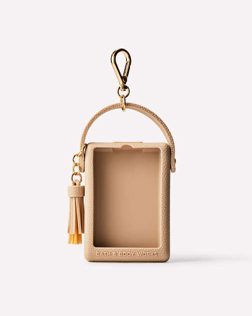 Tan Textured Holder with Strap PocketSpray Holder