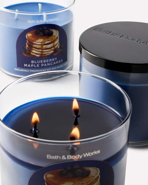 Blueberry Maple Pancakes 3-Wick Candle