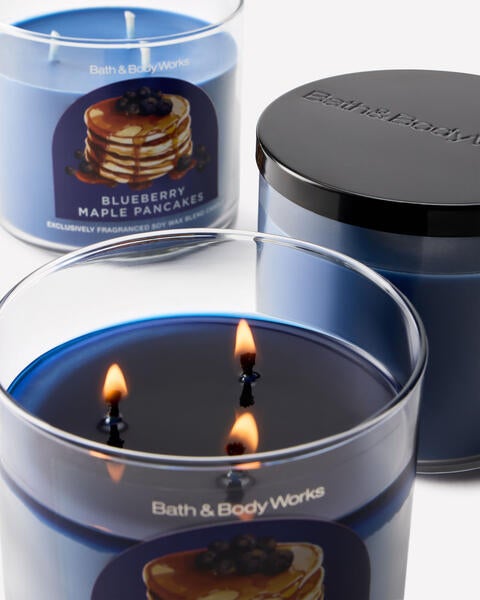 Blueberry Maple Pancakes 3-Wick Candle