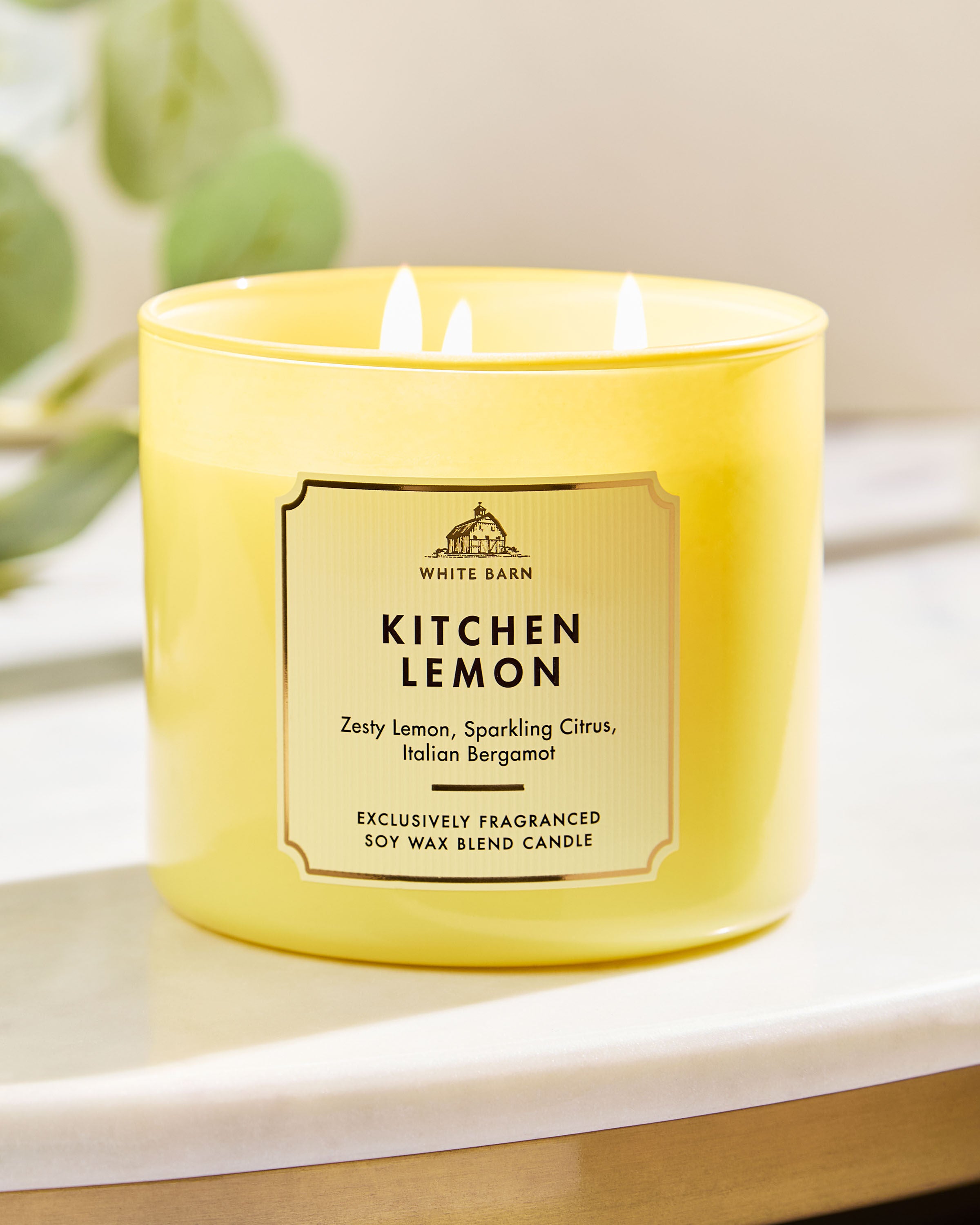 Kitchen Lemon 3-Wick Candle 3-Wick Candle | Bath & Body Works