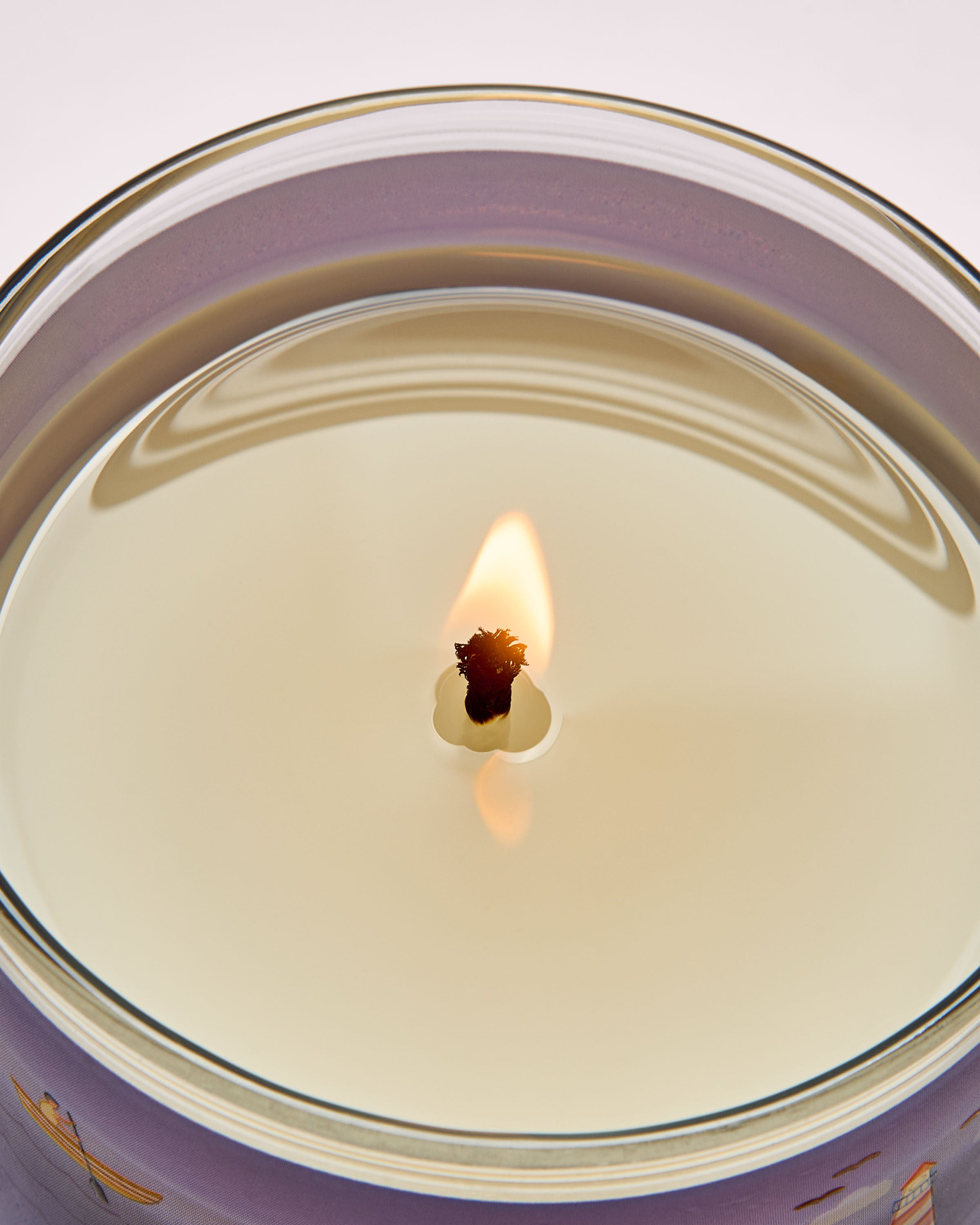 Oceanside Lavender Single Wick Candle | Bath & Body Works
