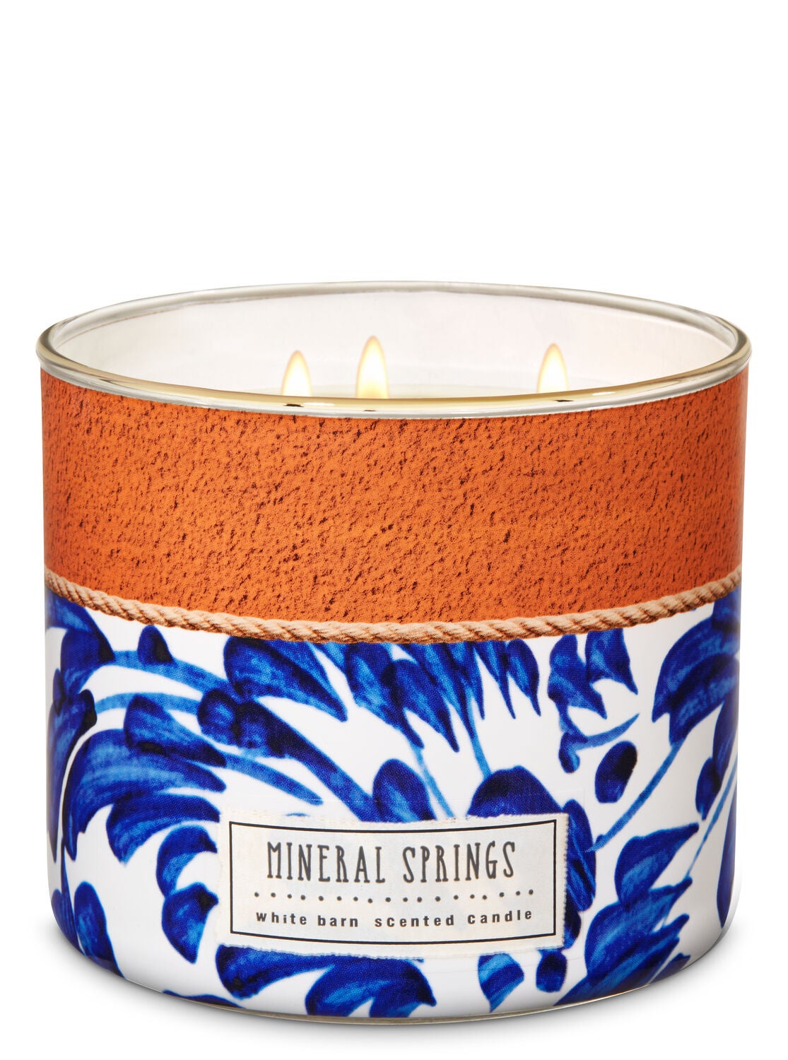 White Barn Mineral Springs 3-Wick Candle - Bath And Body Works