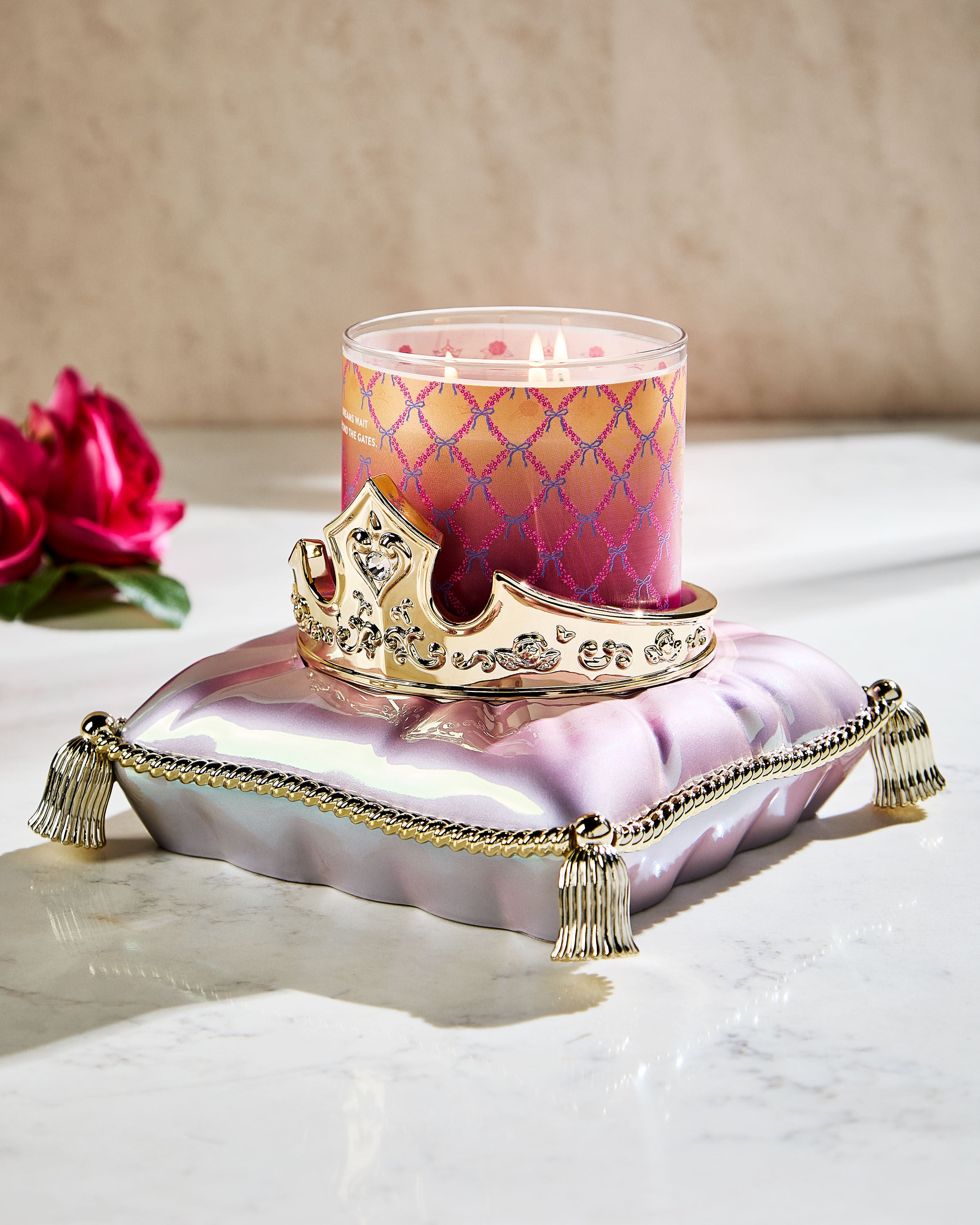 Aurora Crown Pedestal Candle Holder | Bath & Body Works