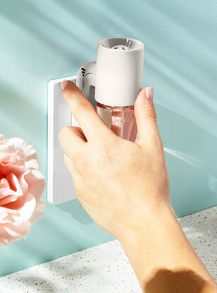 Two-Toned Silver Wallflowers Scent Control&amp;trade; Nightlight Fragrance Plug