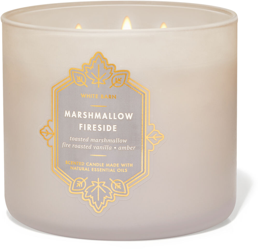 4 Bath & Body Works Marshmallow Fireside gather 14.5 OZ 3 Wick Large Candle 