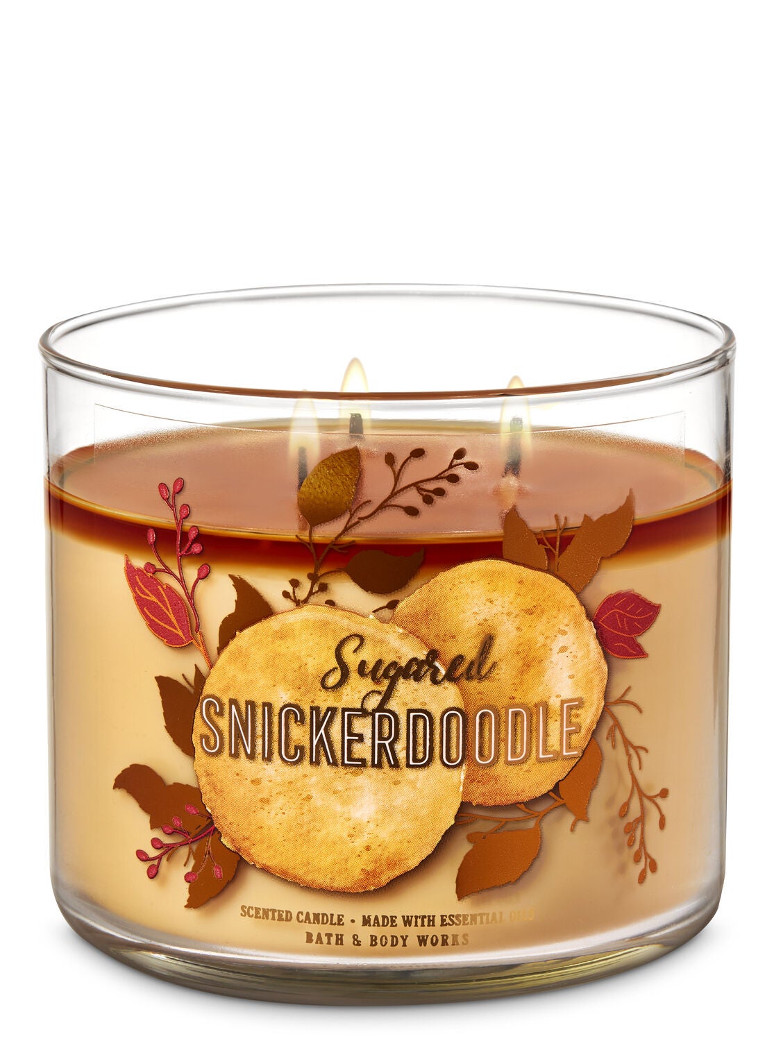 Sugared Snickerdoodle 3-Wick Candle - Bath And Body Works