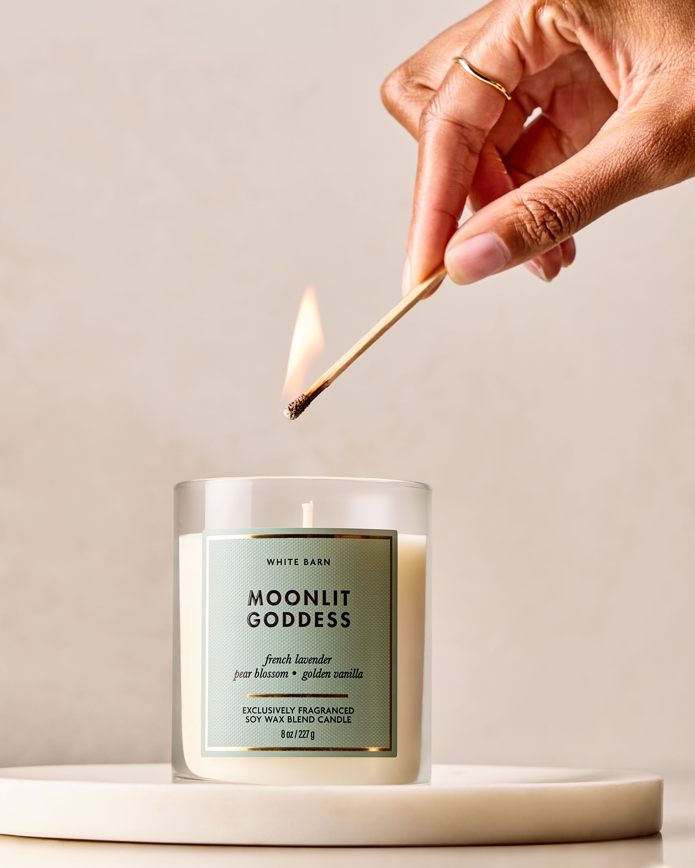 専用 Bath & Body Works Mist Candle Moonlit Goddess Single Wick Candle | Bath & Body Works