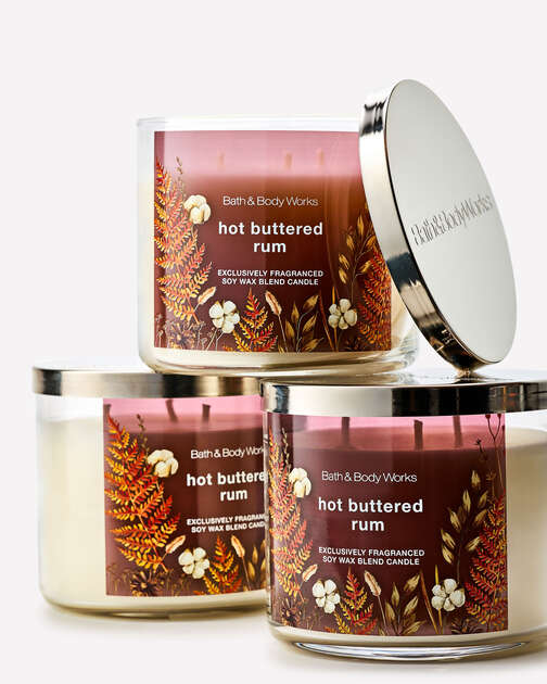 Hot Buttered Rum 3-Wick Candle