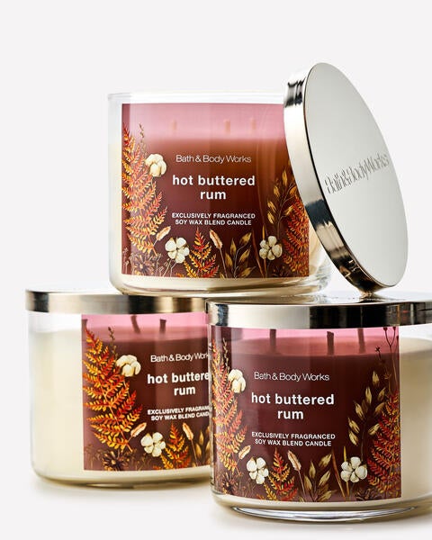 Hot Buttered Rum 3-Wick Candle