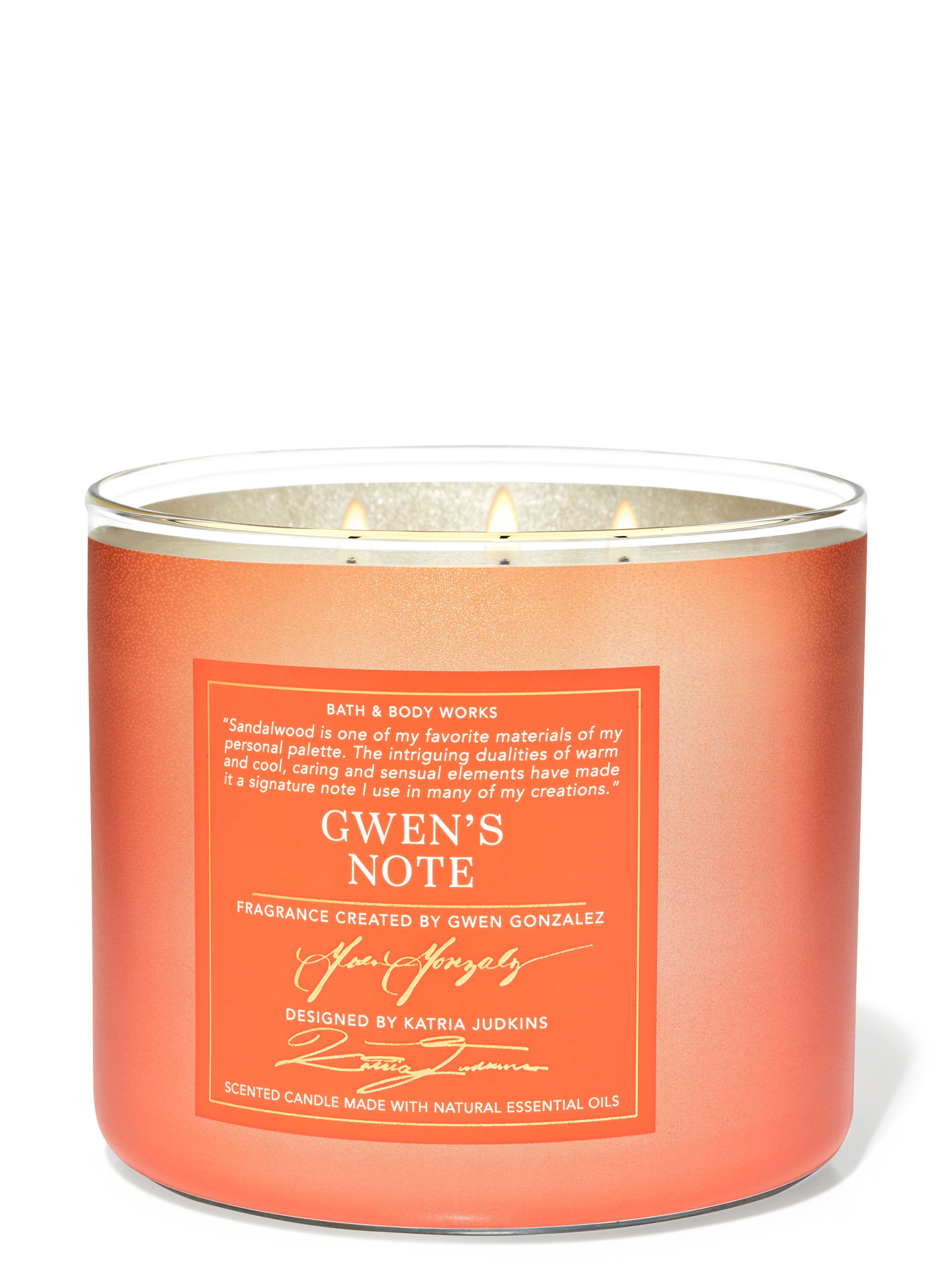 Gwen's Note 3-Wick Candle
