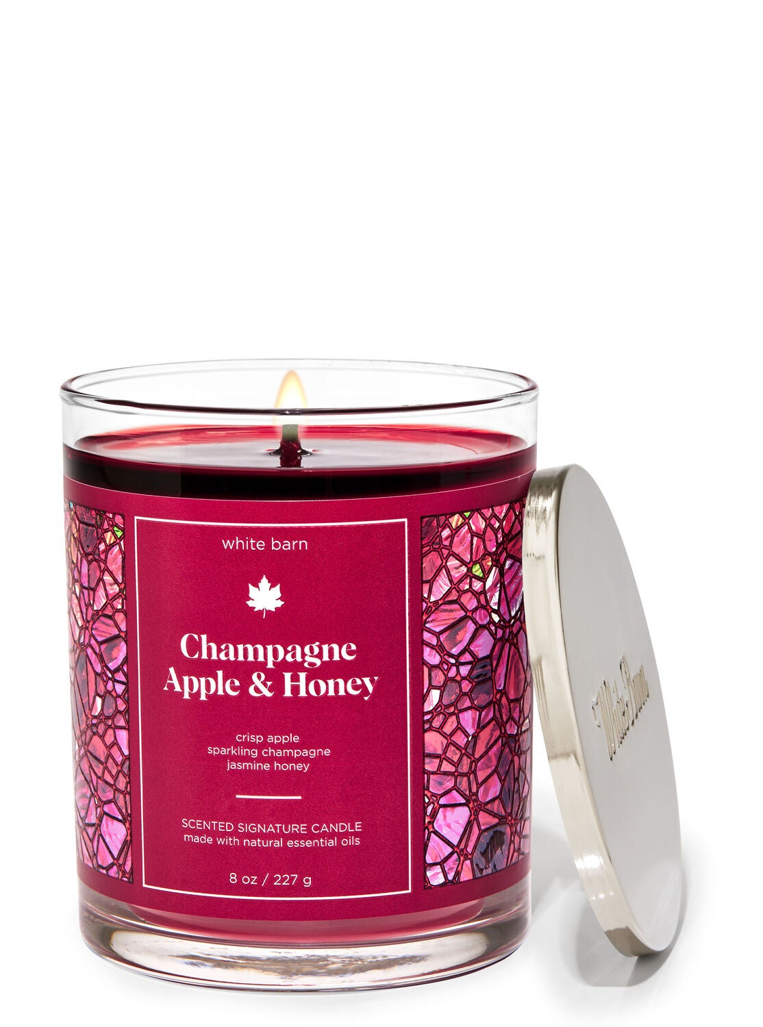 Champagne Apple & Honey Signature Single Wick Candle