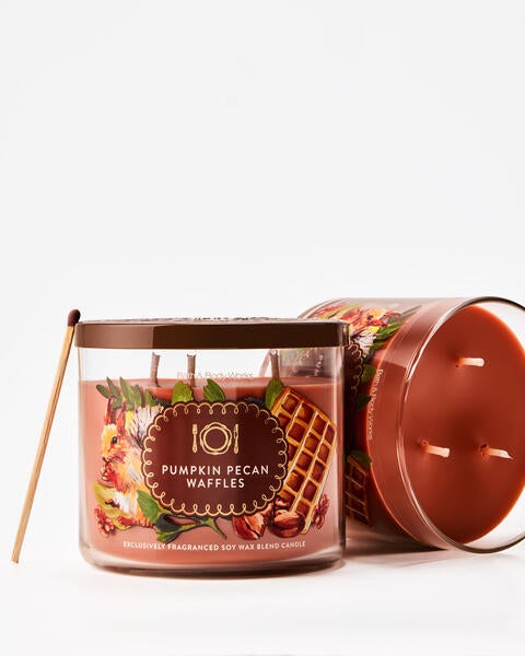 Pumpkin Pecan Waffles 3-Wick Candle