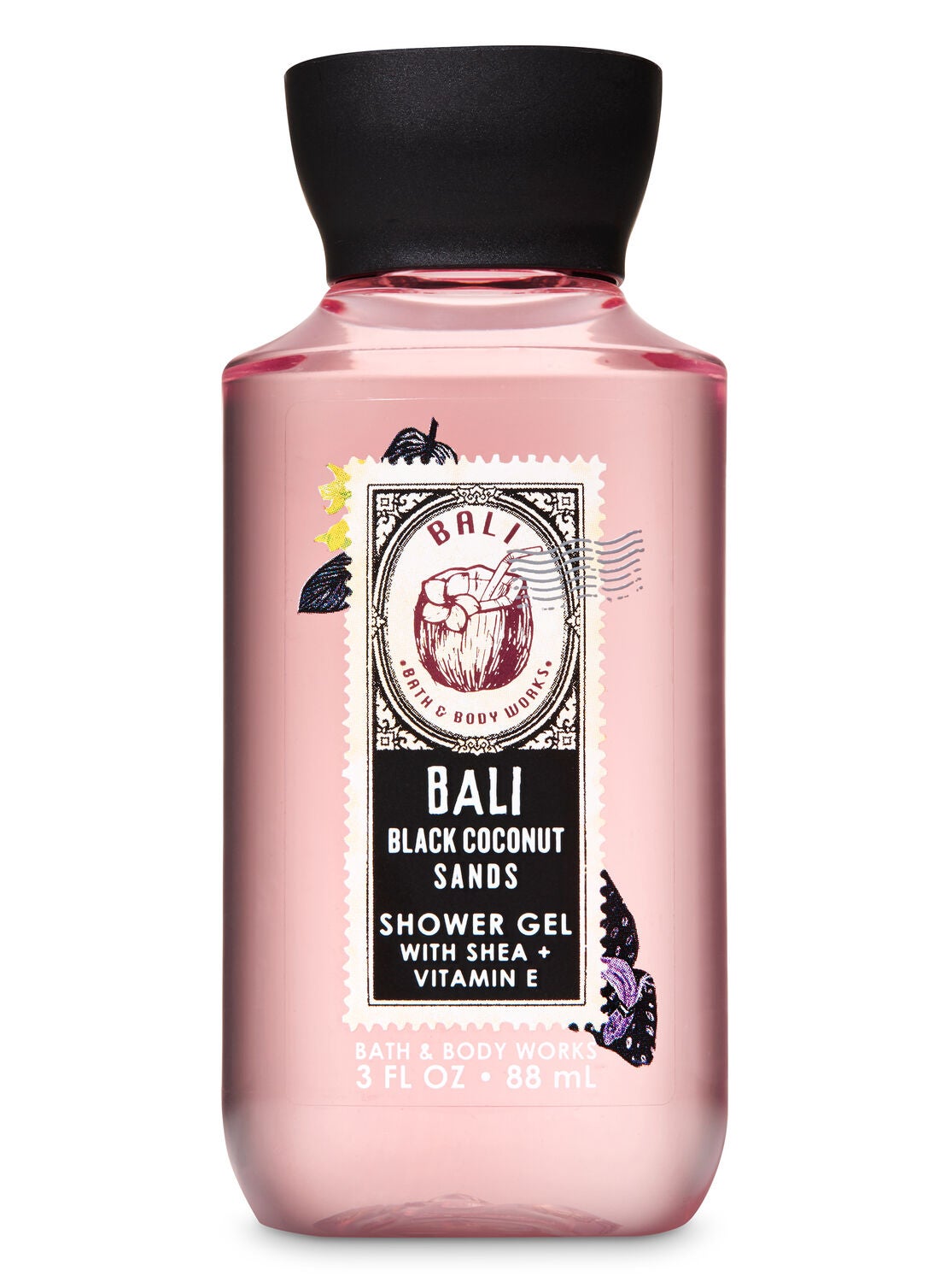 Signature Collection Black Coconut Sands Travel Size Shower Gel - Bath And Body Works