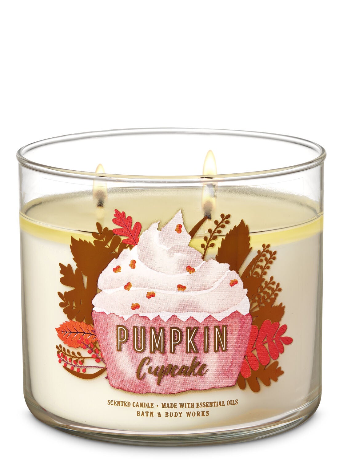 Pumpkin Cupcake 3-Wick Candle - Bath And Body Works