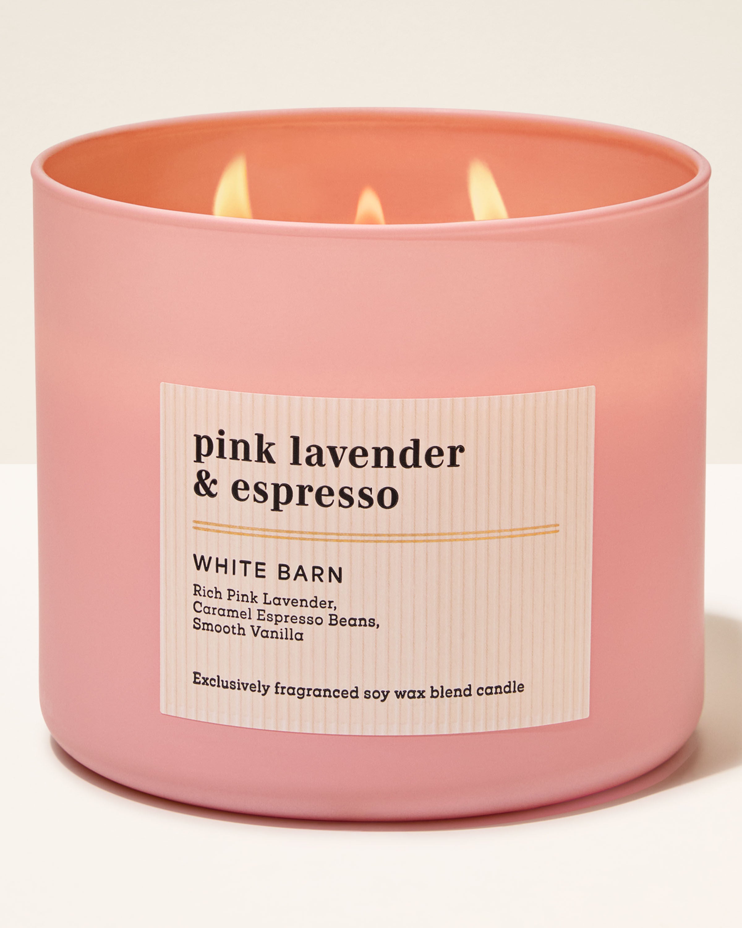 Pink Lavender & Espresso 3-Wick Candle | Bath & Body Works