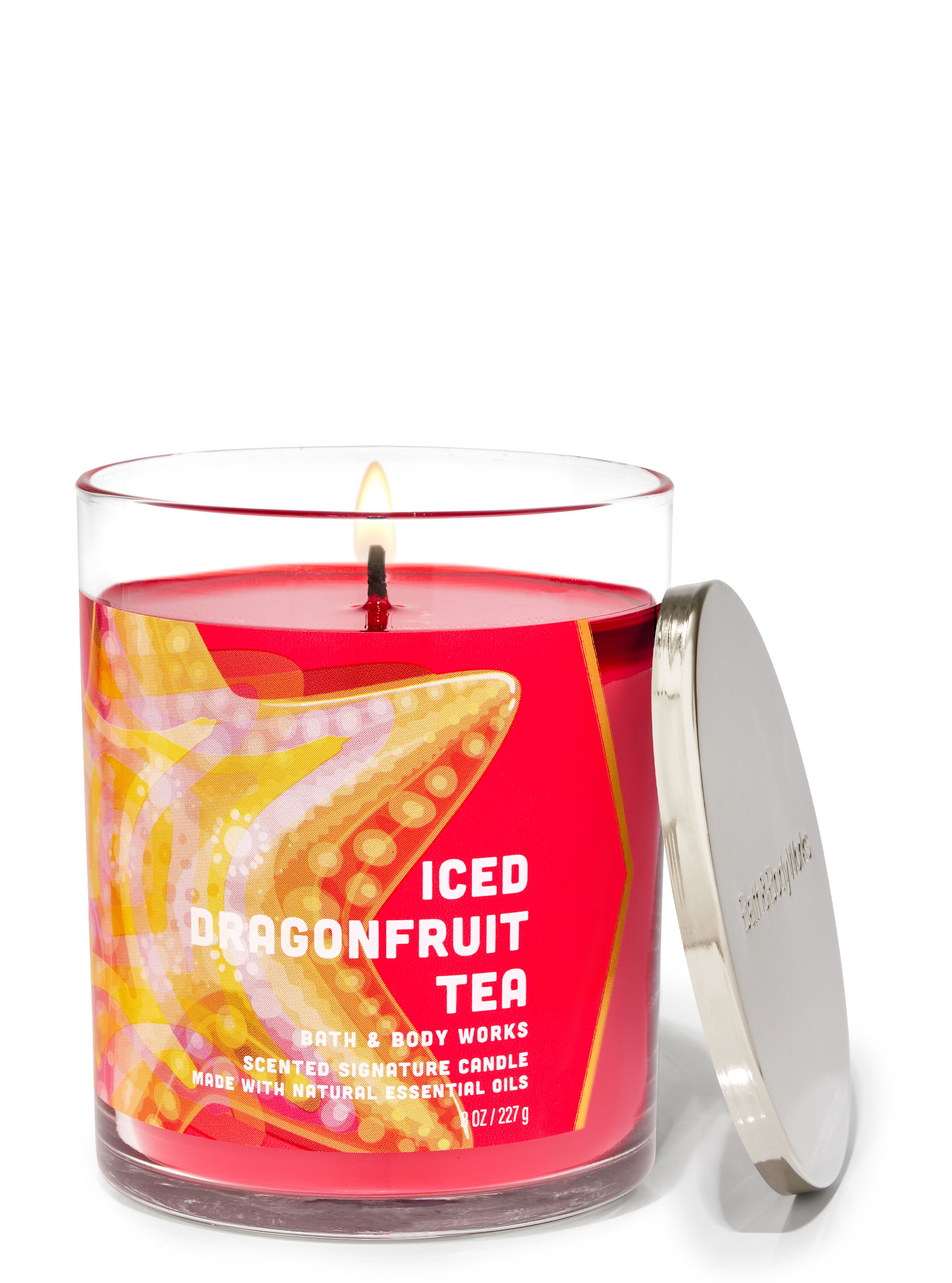 Iced Dragon Fruit Tea Single Wick Candle