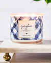 Gingham 3-Wick Candle