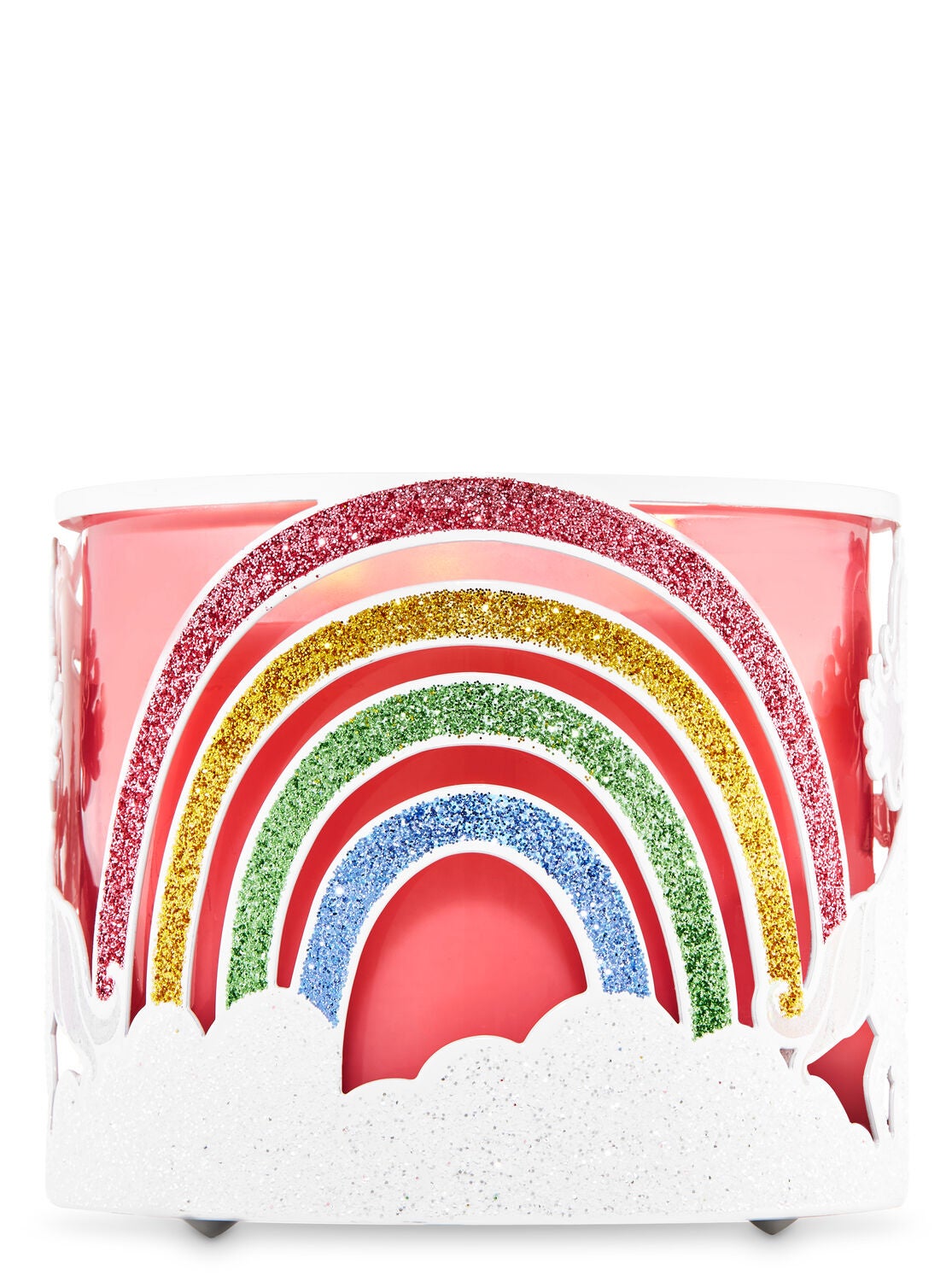 Glittery Unicorns 3 Wick Candle Holder Bath Body Works