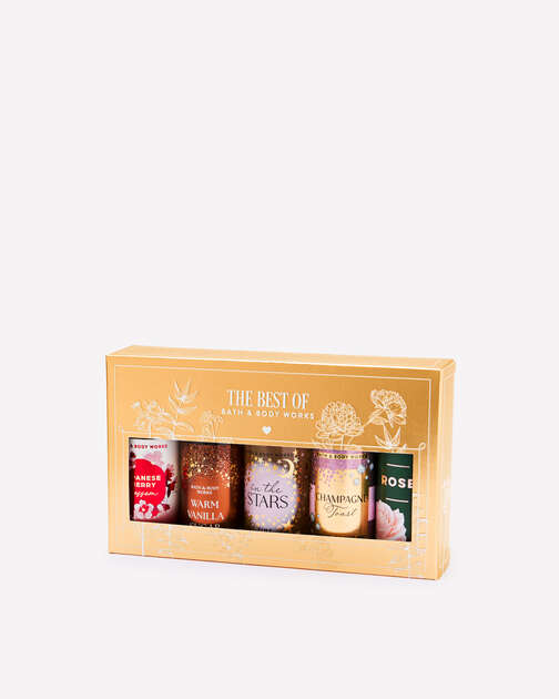 The Best of Bath & Body Works 5-piece Mini Fine Fragrance Mist Gift Set
