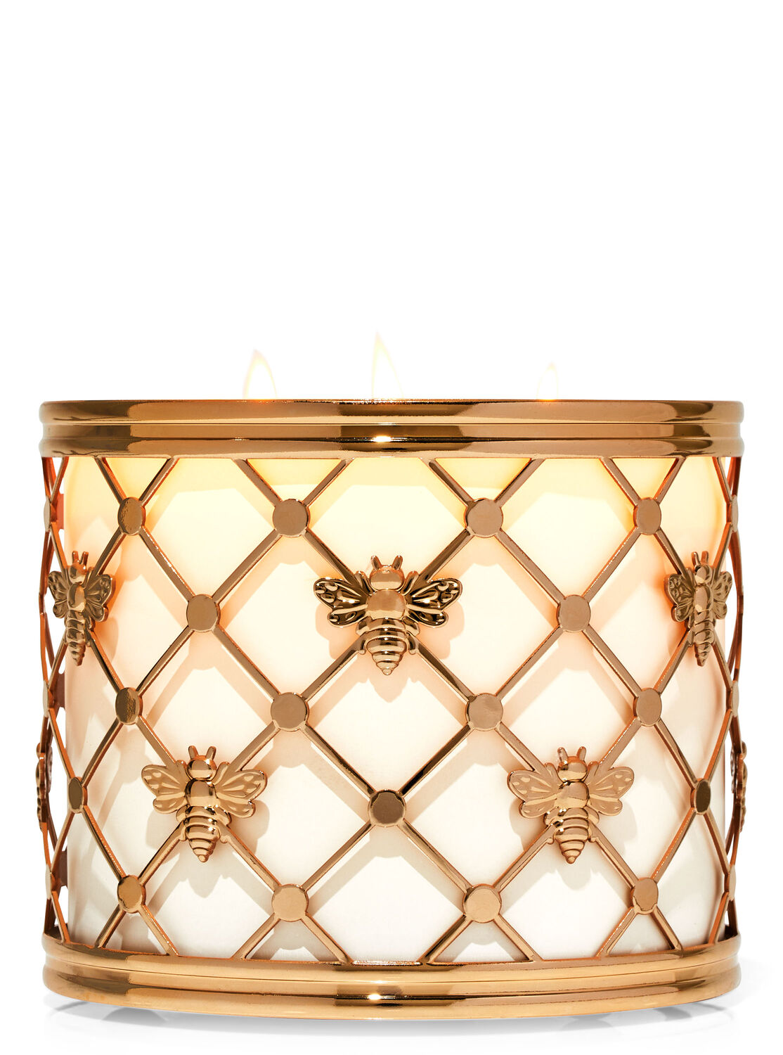 Bee 3-Wick Candle Holder