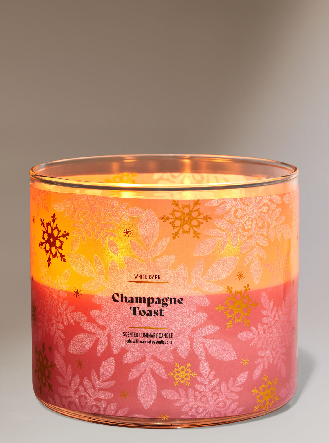 Bath & Body Works Single Wick Candle Champagne Toast, Scented Candles