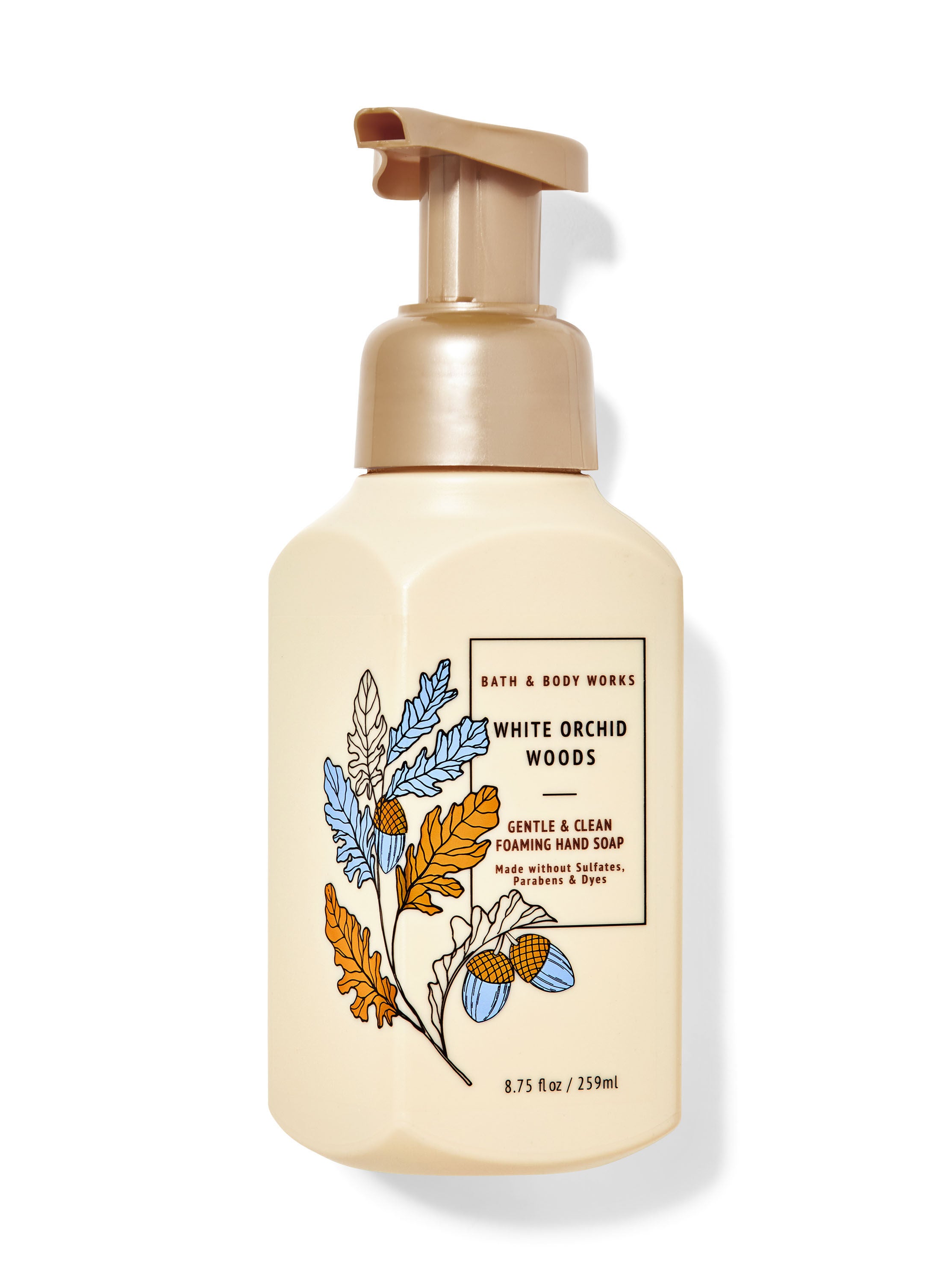 White Orchid Woods Gentle & Clean Foaming Hand Soap