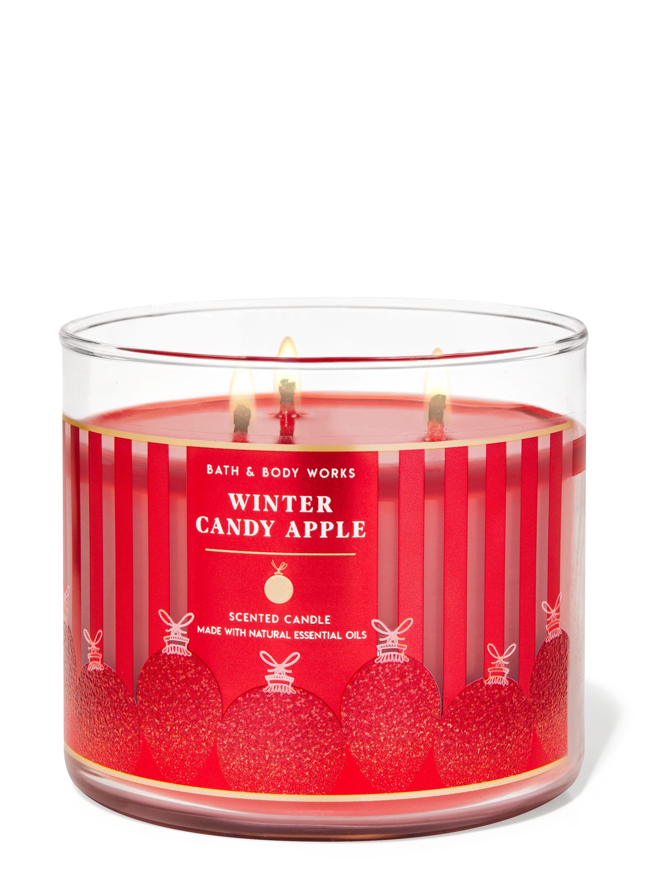 Winter Candy Apple 3-Wick Candle