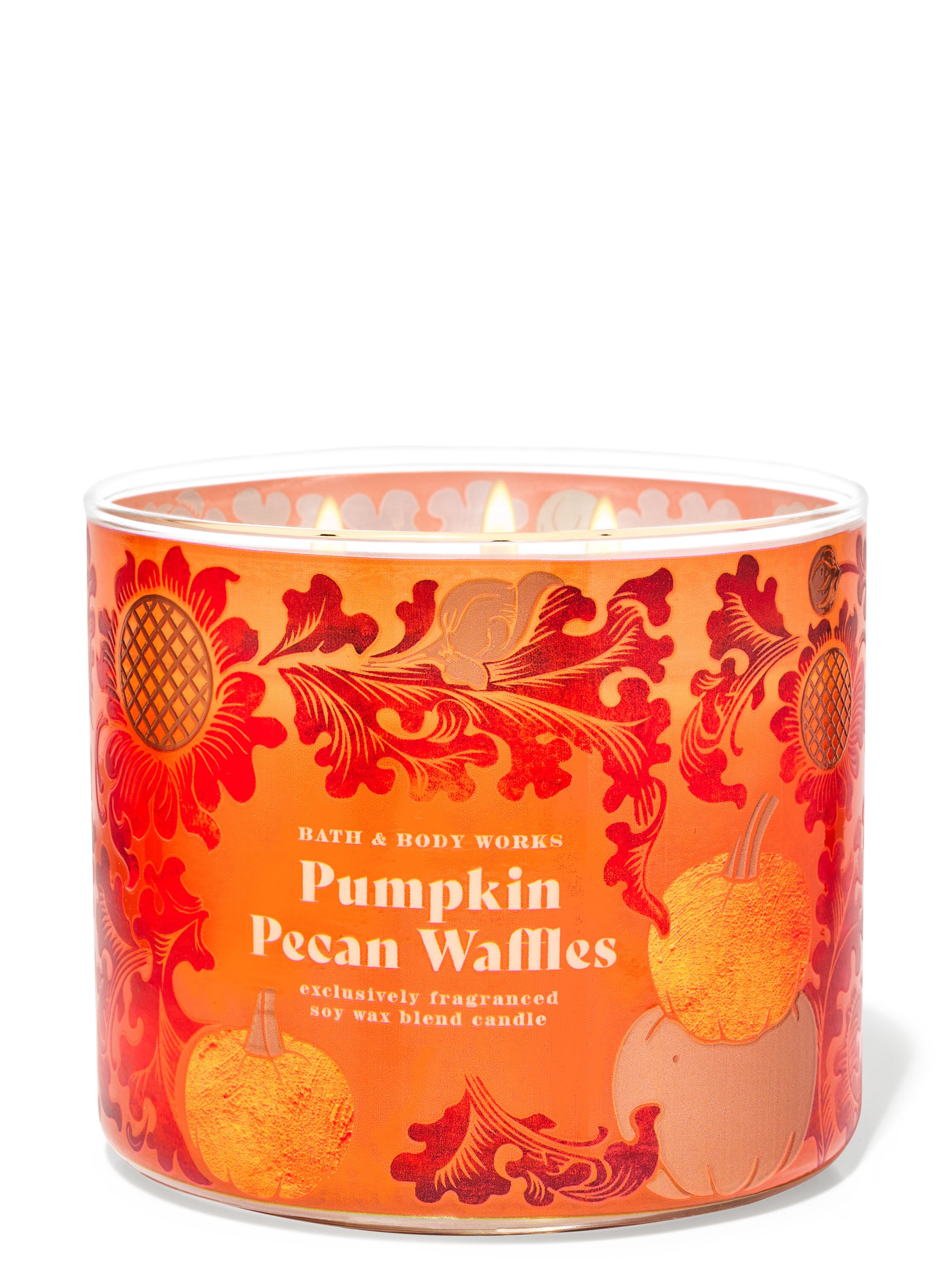 新品正規品  Pumpkin Pecan Works Body & Bath | Candle 3-Wick Waffles ボディミスト