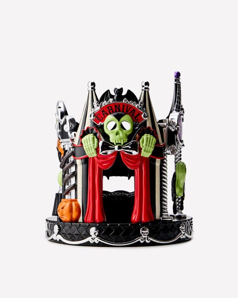 Glow-in-the-Dark Circus Luminary 3-Wick Candle Holder