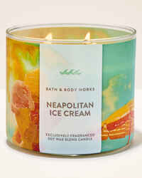 Neapolitan Ice Cream 3-Wick Candle