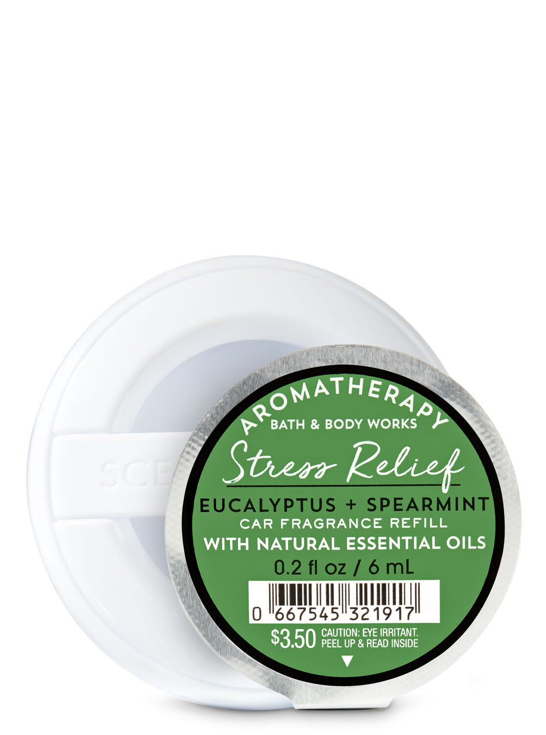 Aromatherapy Eucalyptus Spearmint Car Fragrance Refill - Bath And Body Works