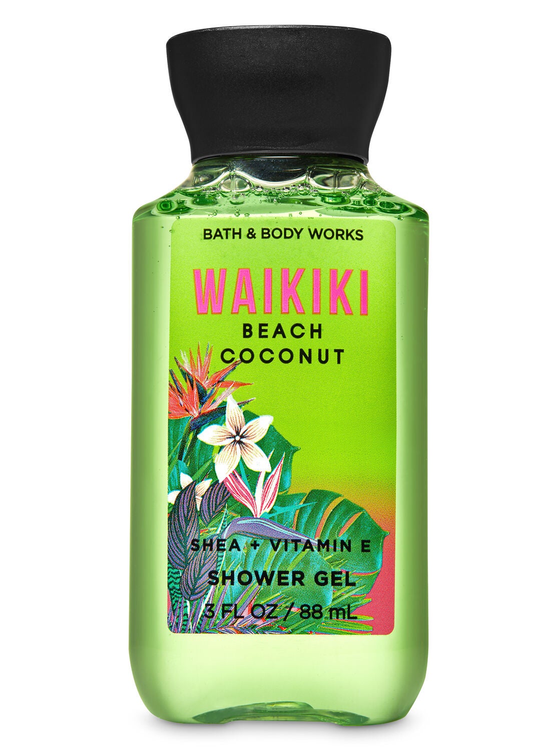 Waikiki Beach Coconut Travel Size Shower Gel Bath Body Works