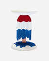 Patriotic Popsicle Pedestal 3-Wick Candle Holder