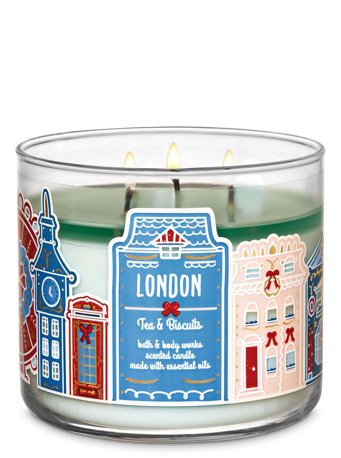 Tea & Biscuits 3-Wick Candle - Bath And Body Works