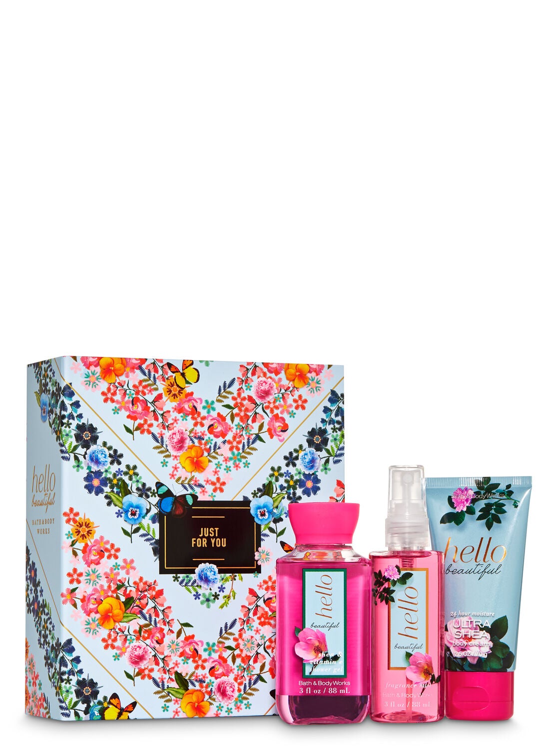 Hello Beautiful Mini Gift Box Set - Bath And Body Works