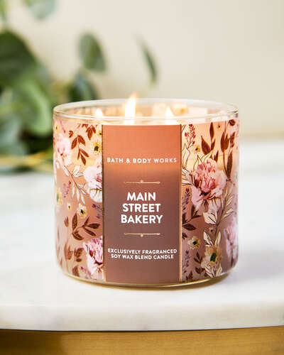 Main Street Bakery 3-Wick Candle