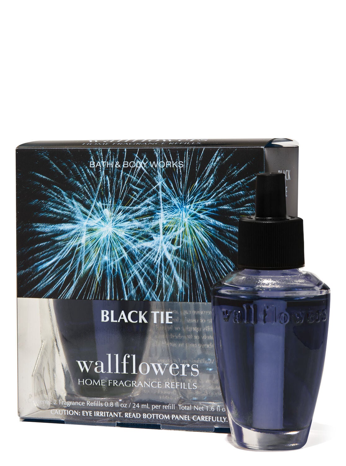 4 Bath & Body Works BLACK TIE Wallflowers Home Fragrance Refills x4 