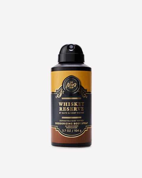 Whiskey Reserve Deodorizing Body Spray