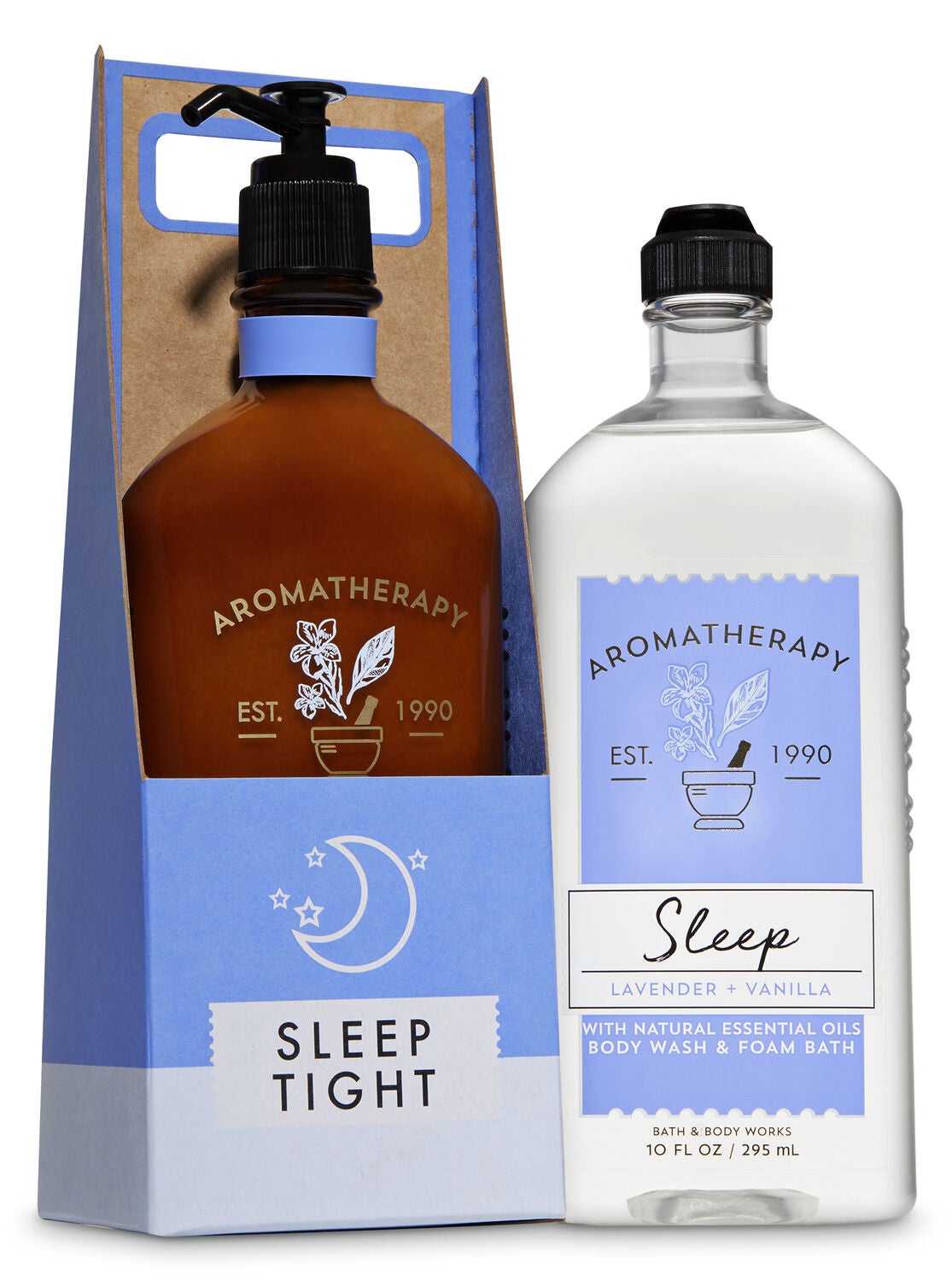 Lavender Vanilla Sleep Tight Gift Set Aromatherapy Bath Body