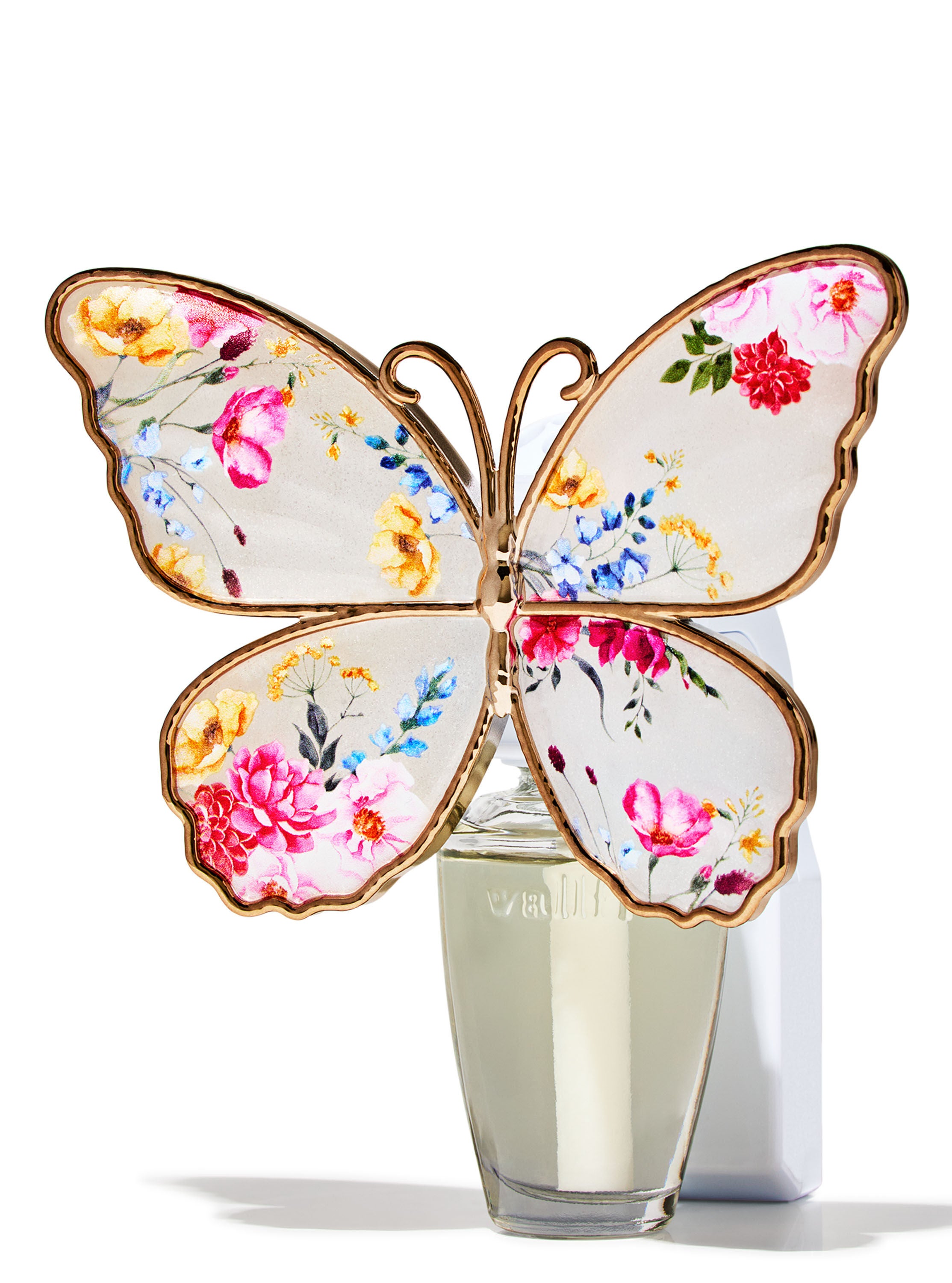 Floral Butterfly Adjustable Wallflowers Scent Control™ Nightlight Fragrance Plug
