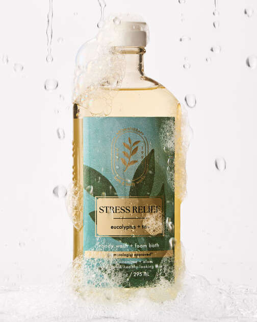 Stress Relief: Eucalyptus + Tea Body Wash & Foam Bath