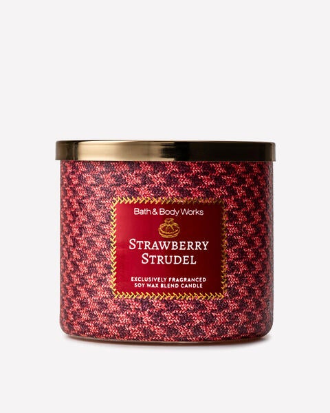 Strawberry Strudel 3-Wick Candle