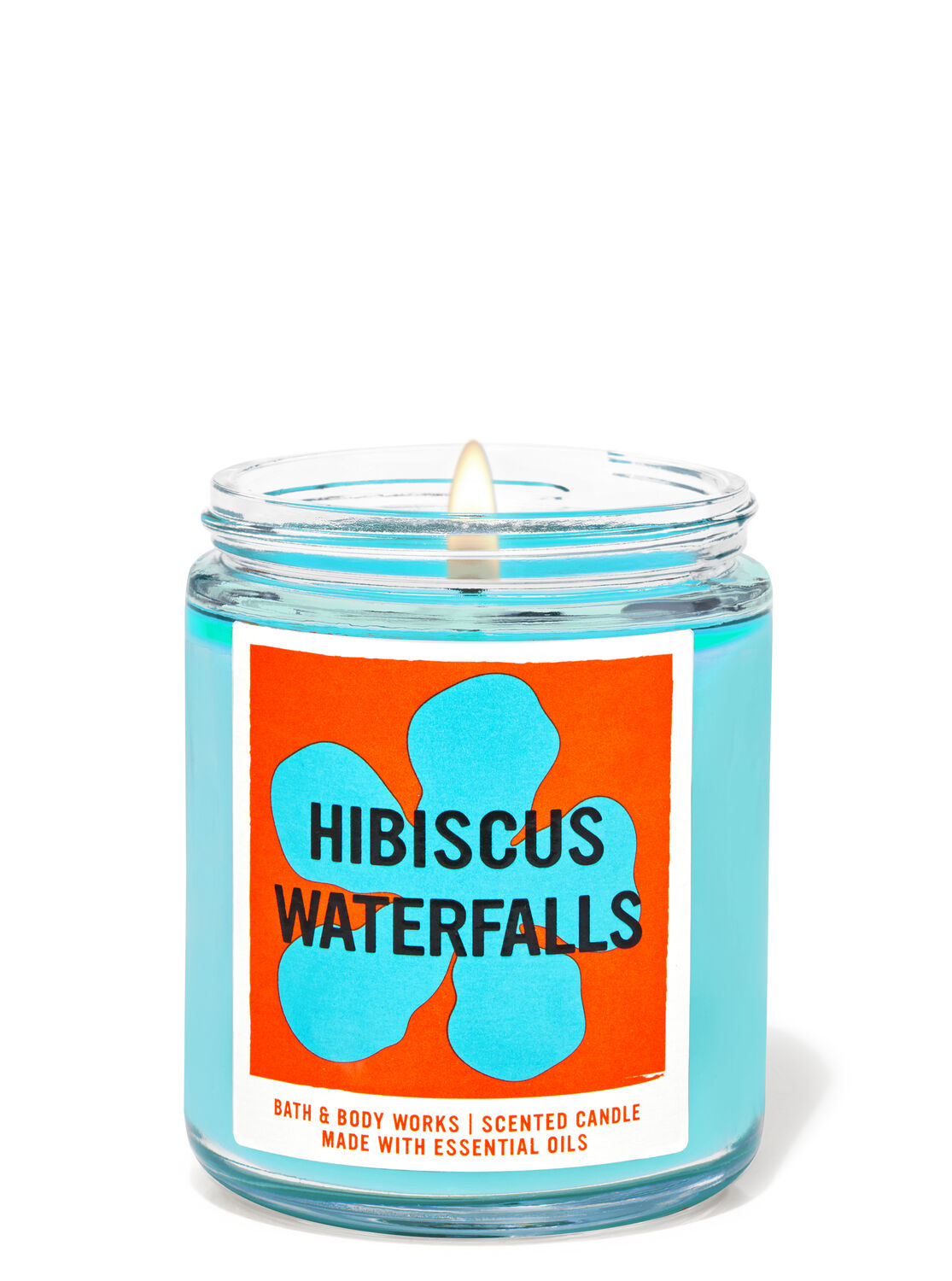 Hibiscus Waterfalls Single Wick Candle