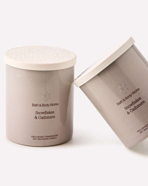 Snowflakes & Cashmere Single Wick Candle