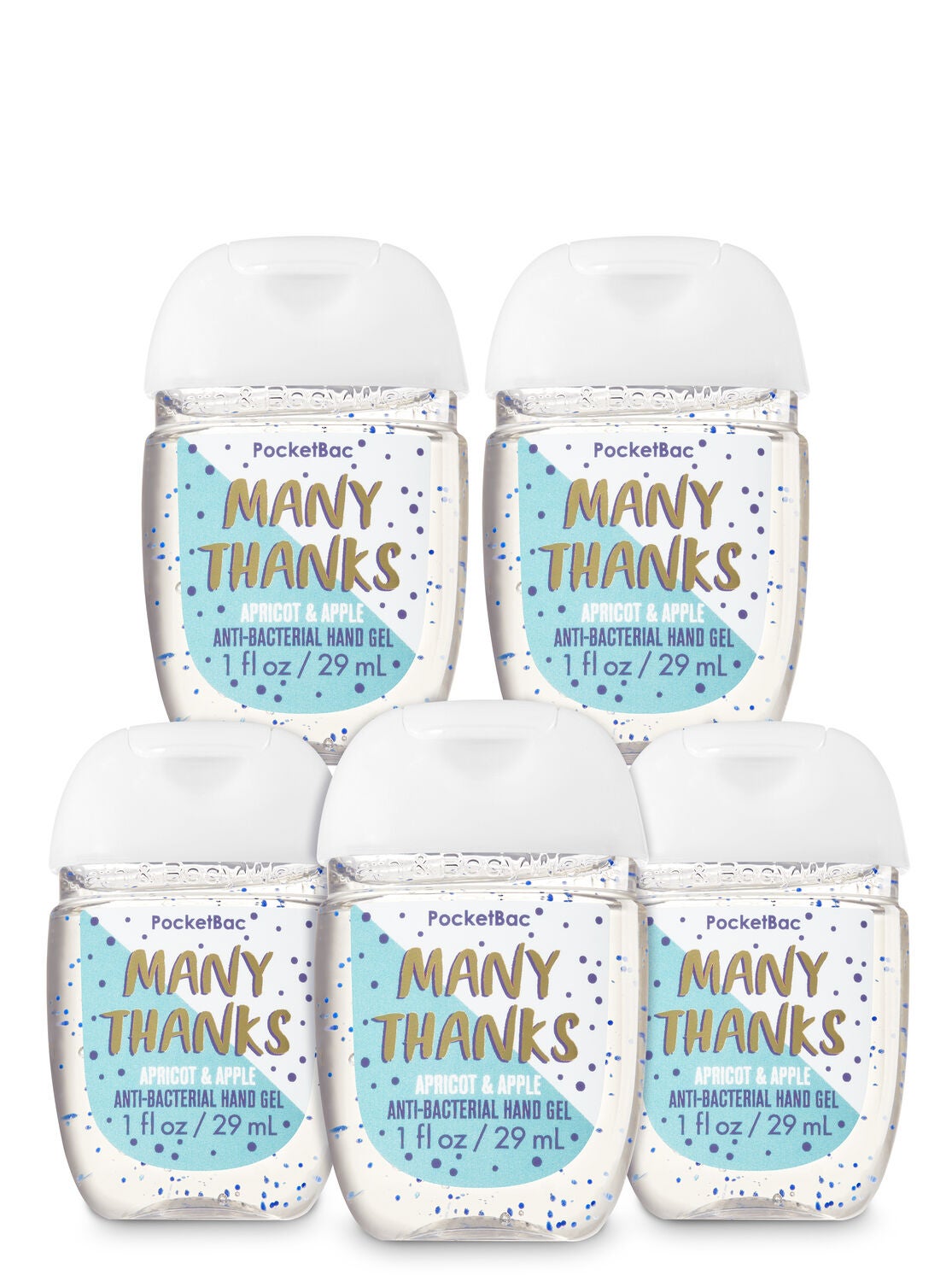 Many Thanks PocketBac Hand Sanitizers, 5-Pack - Bath And Body Works