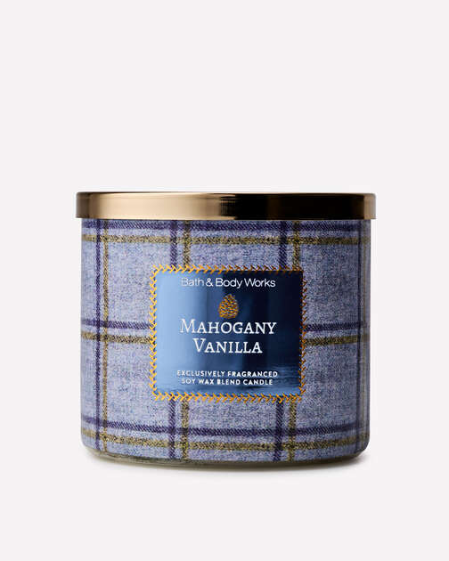 Mahogany Vanilla 3-Wick Candle