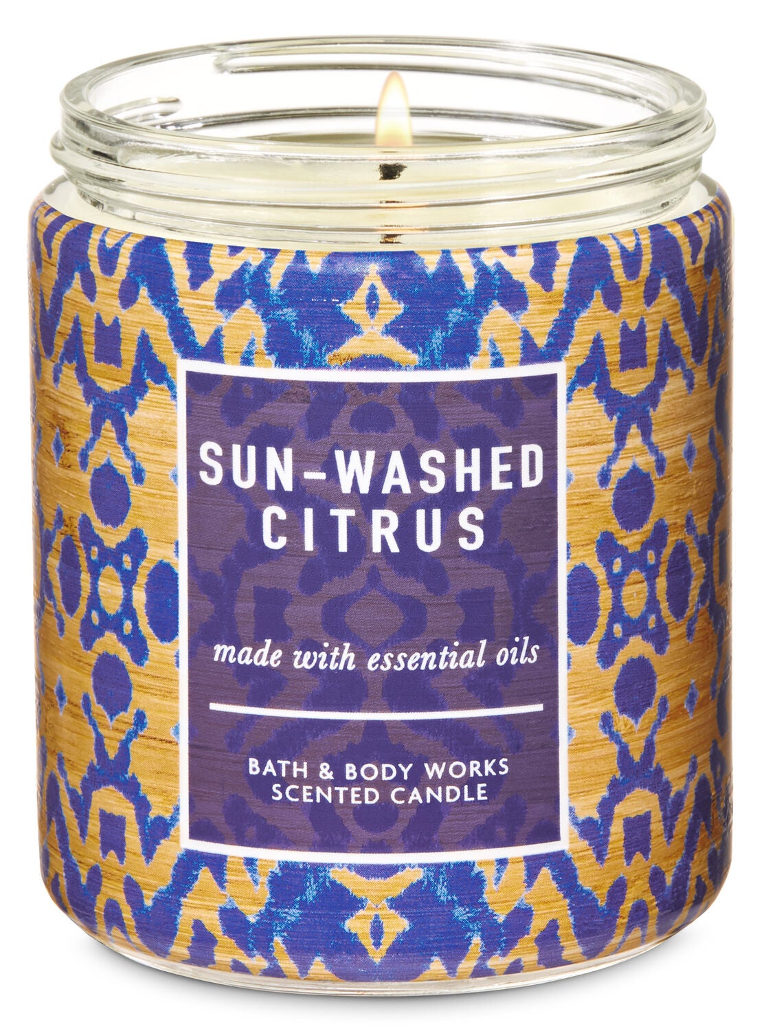 Sun-Washed Citrus Single Wick Candle - Bath And Body Works