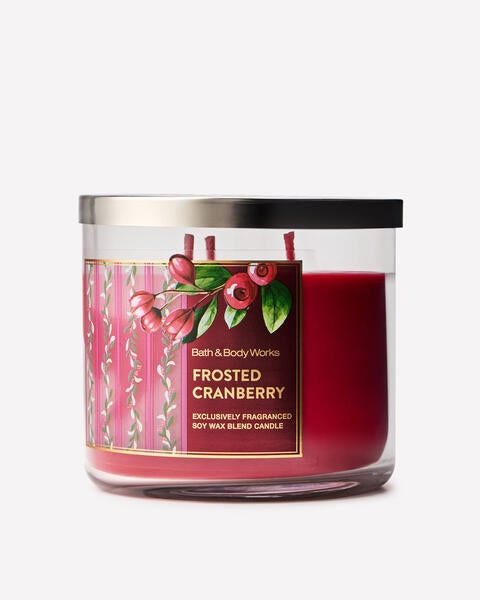 Frosted Cranberry 3-Wick Candle