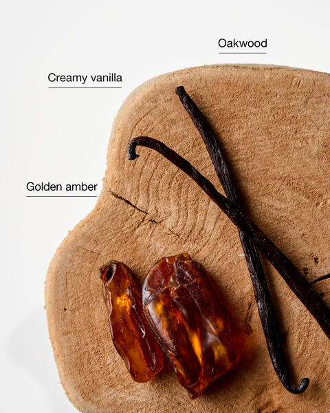 Warm Amber & Oak 3-Wick Candle