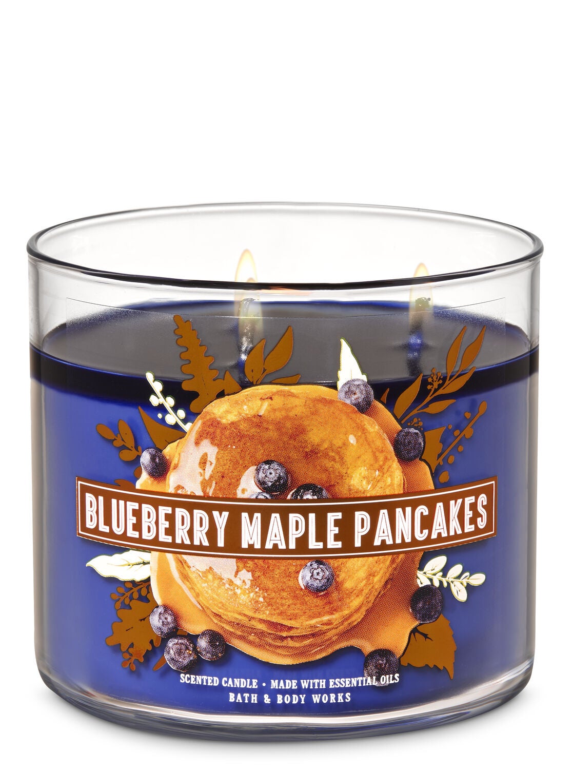 Blueberry Maple Pancakes 3-Wick Candle - Bath And Body Works